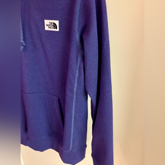 NWT THE NORTH FACE MEN’S HERITAGE PATCH PULLOVER HOODIE Cave Blue Sz Small - Picture 4 of 10